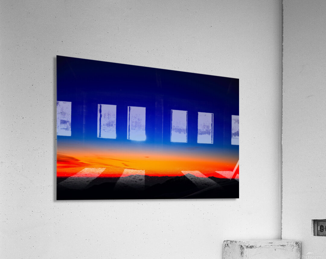 Fiery Horizon Acrylic Print