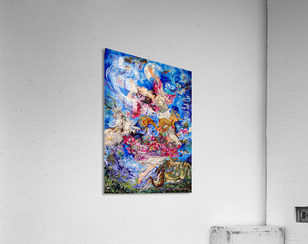 Dance of the Celestial Orbs Acrylic Print