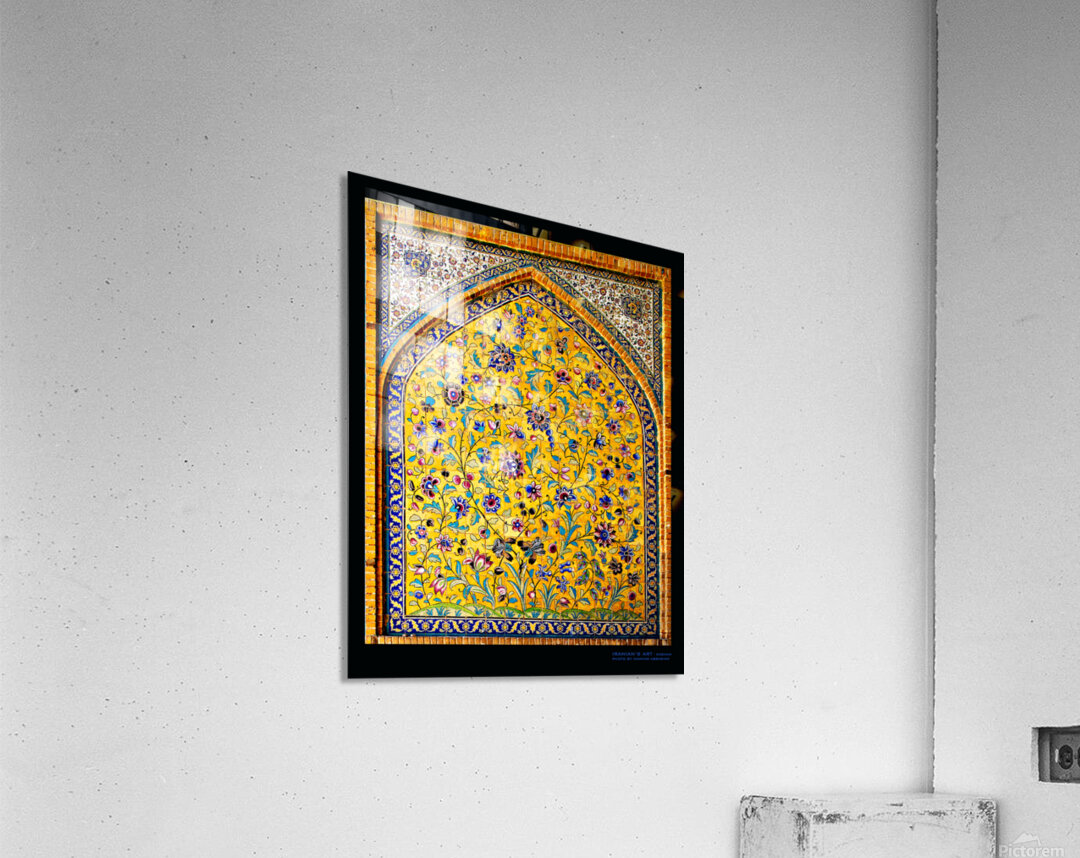 Sultani Mosque & Madrasa Tilework – Kashan Iran Acrylic Print