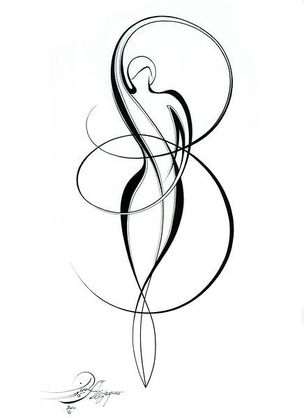 Loop Dance Print