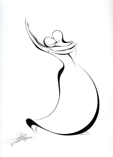 Embrace of Light Print