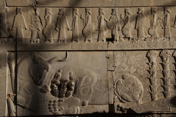 Persepolis Lion & Bull Print