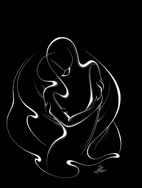 Silent Embrace Print