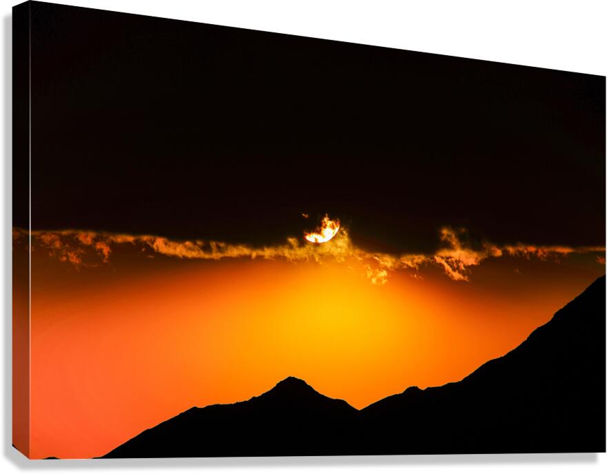Fiery Dawn Canvas Print