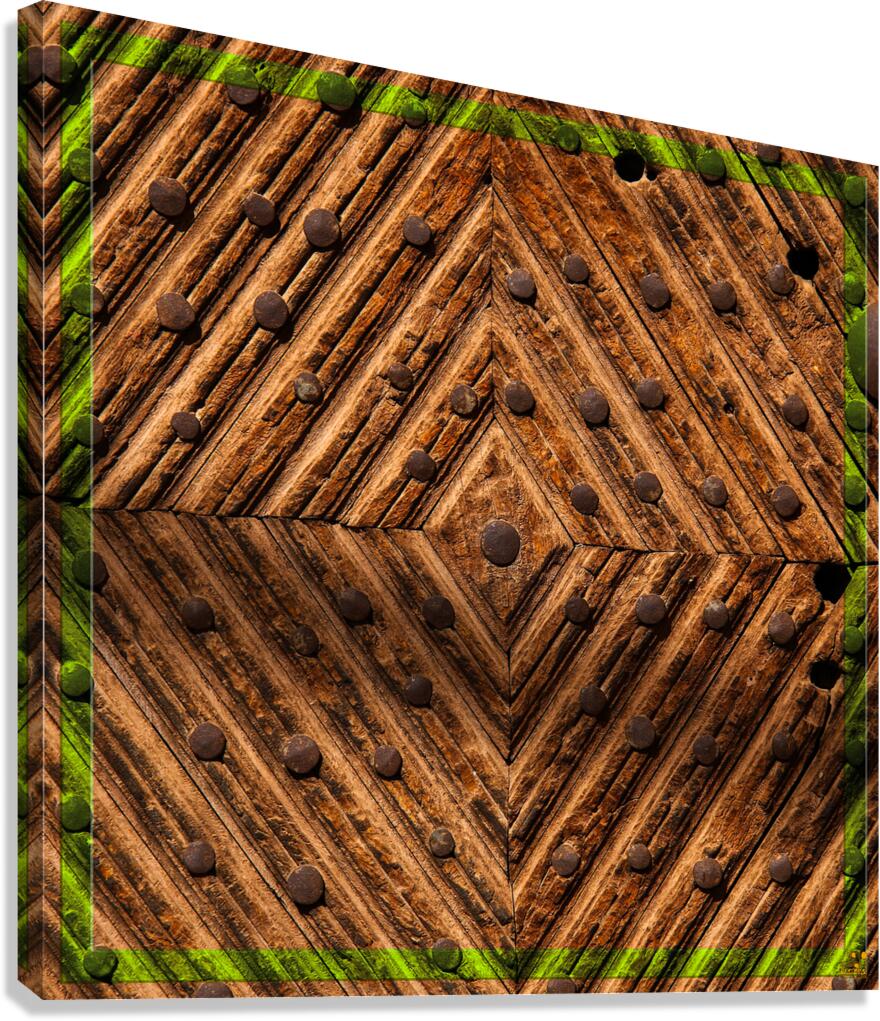 Rustic Geometr Canvas Print