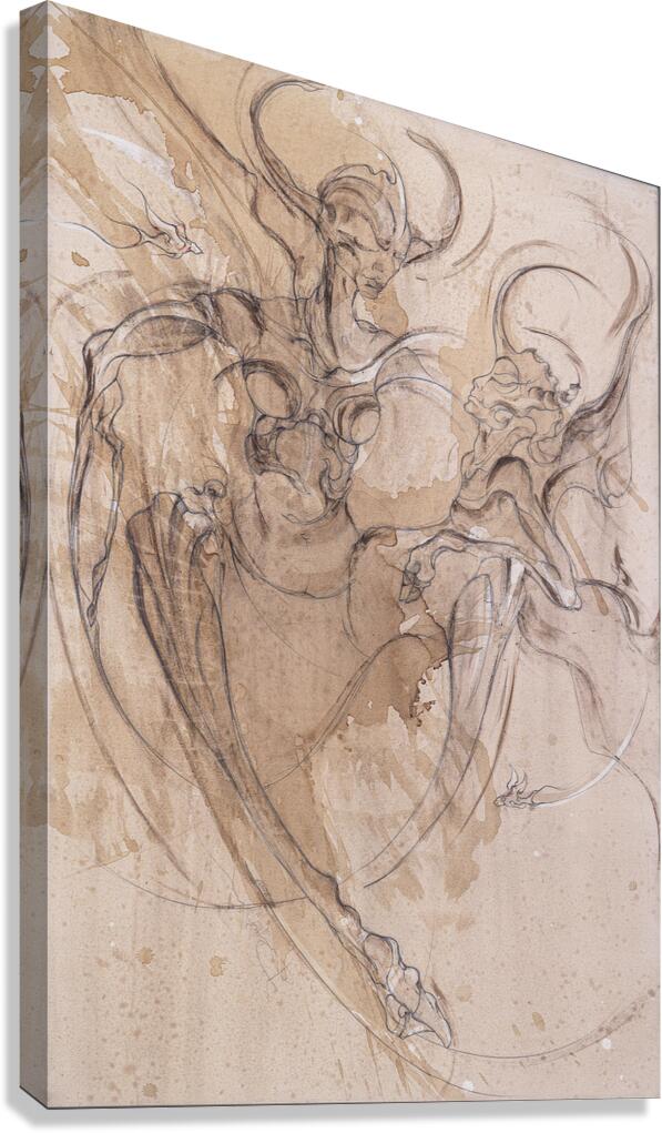 Ethereal Dialogue Canvas Print