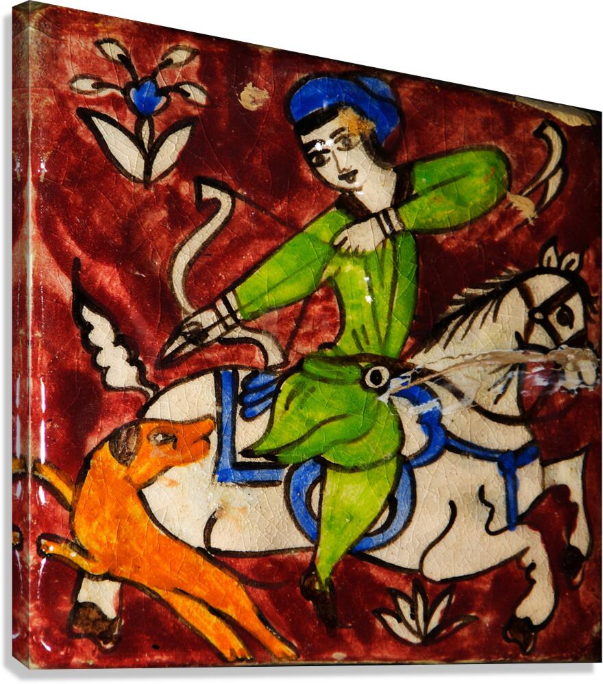 Persian Hunt Canvas Print