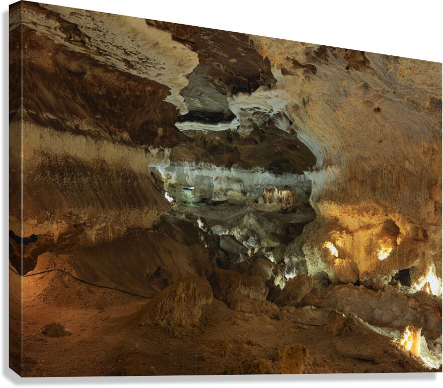 Golden Depths – Underground World Canvas Print