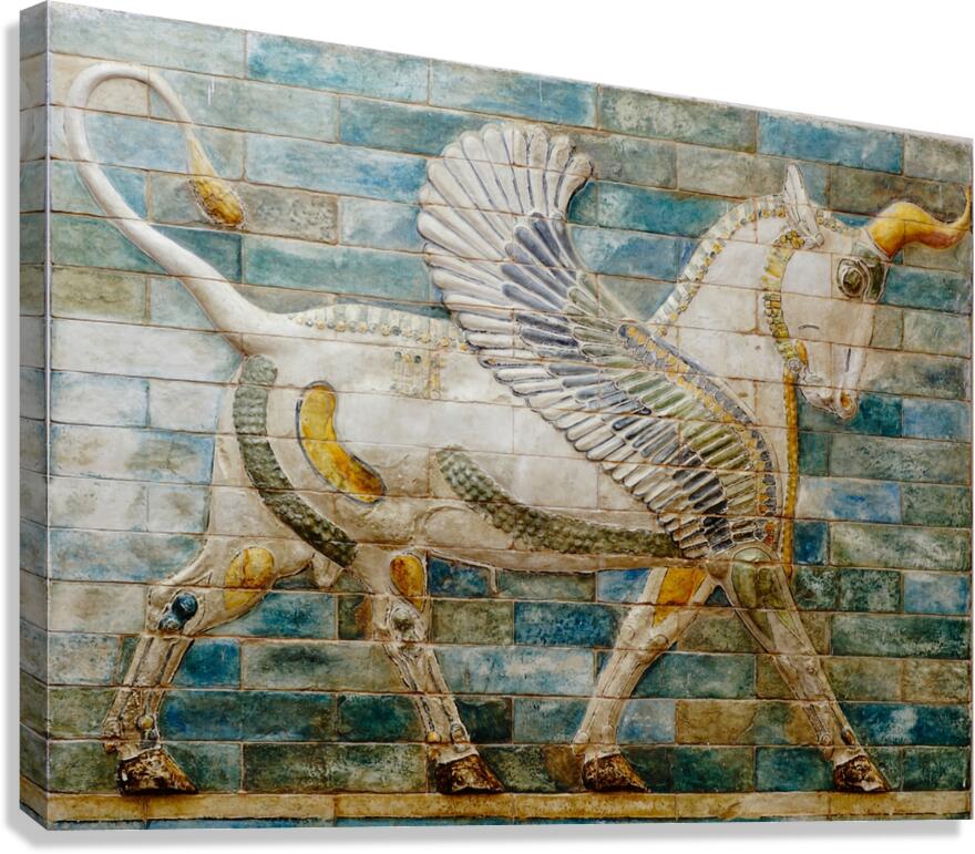 Winged Guardian of Babylon Canvas Print