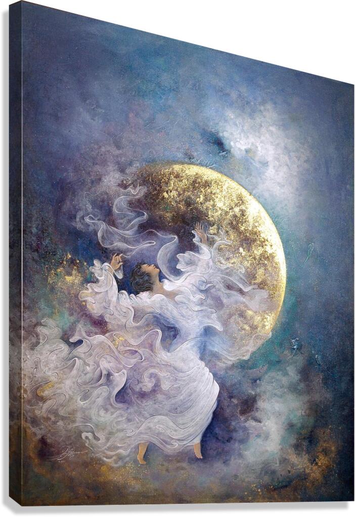 Reaching God Canvas Print