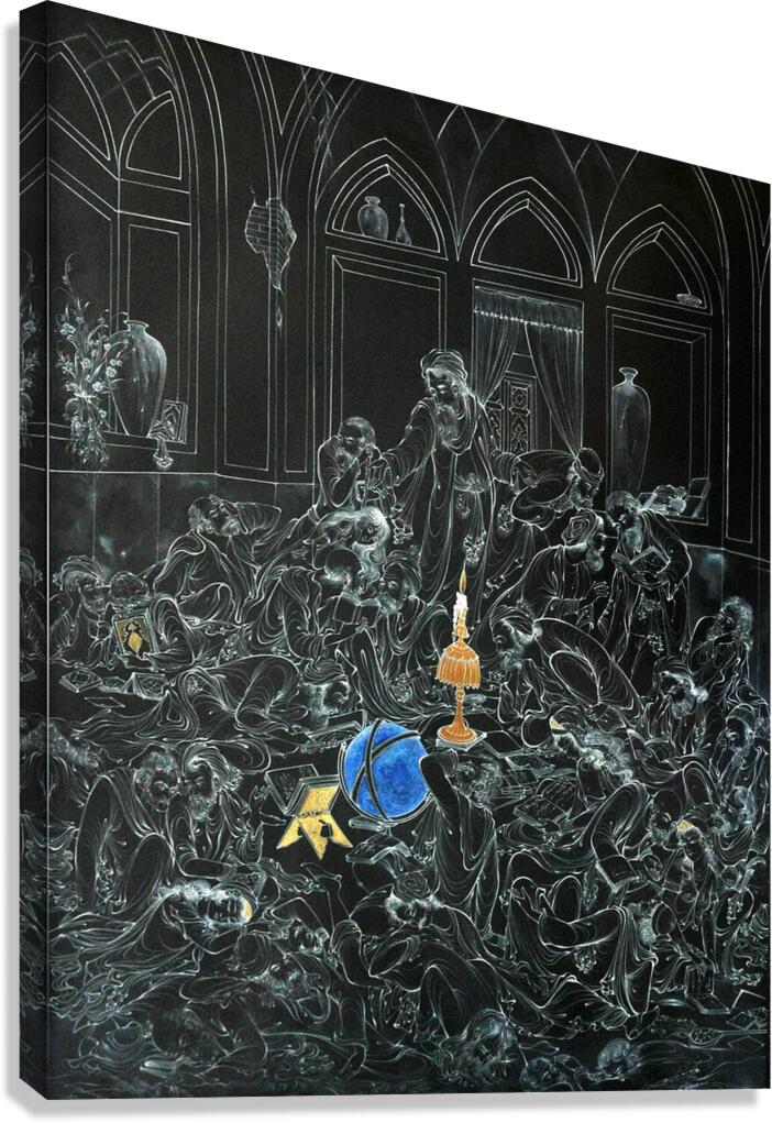 Burning Illuminates Canvas Print