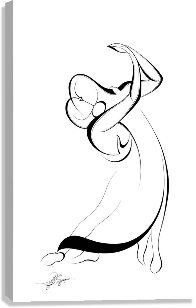 Dance of Love Canvas Print