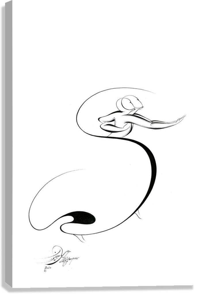 Flow of Grace Canvas Print