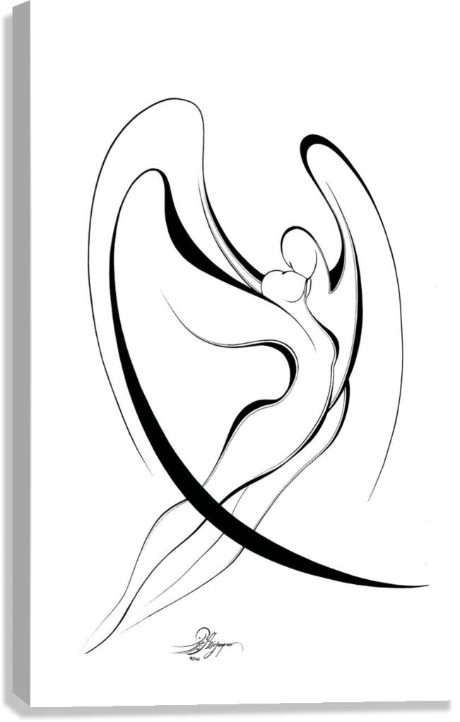 Wings of Love Canvas Print