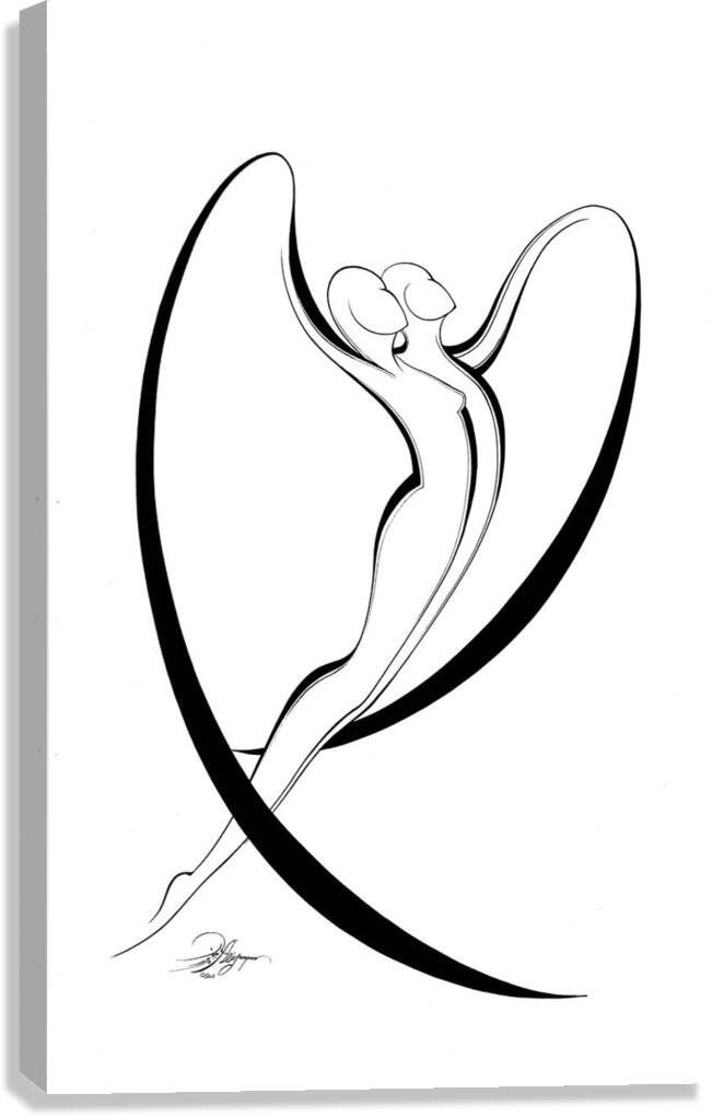 2 Flying copy 014741 Canvas Print