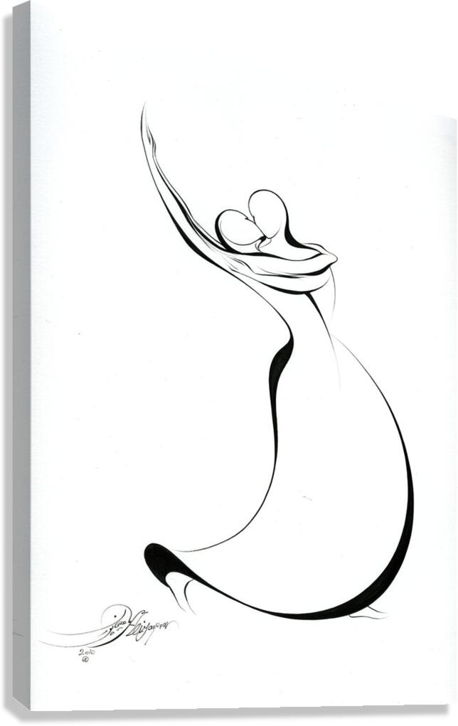 Embrace of Light Canvas Print