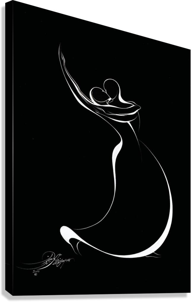 EMBRACE OF LIGHT B Canvas Print