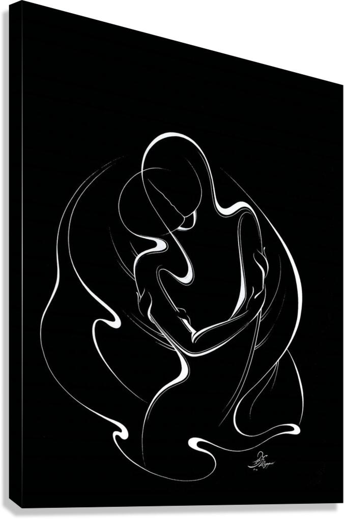 Silent Embrace Canvas Print