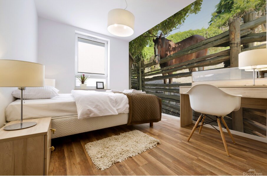 Brown Grace Mural print