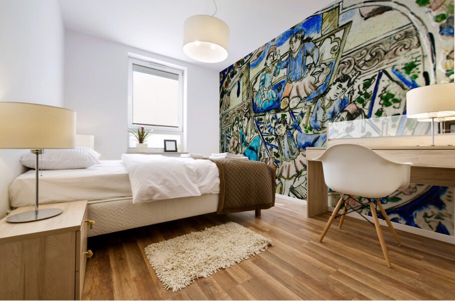 Persian Gathering Mural print