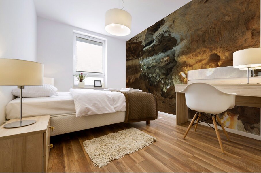 Golden Depths – Underground World Mural print