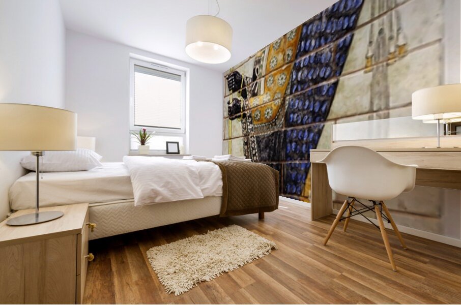 Steps of Empire – Achaemenid Guard Mural print