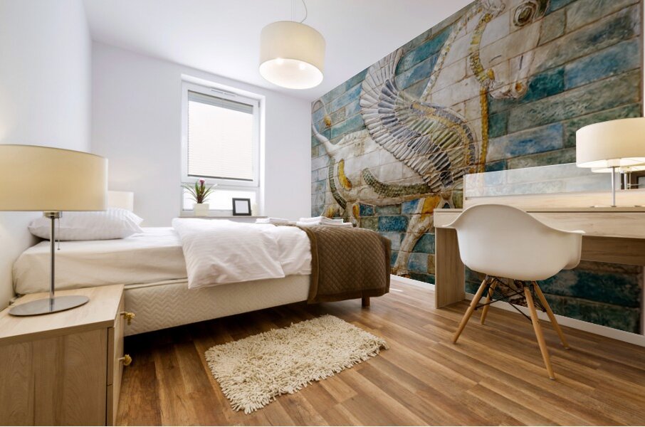 Winged Guardian of Babylon Mural print