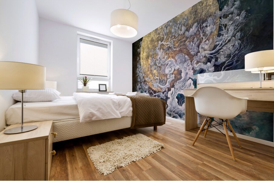 Union with the Moon Mural print