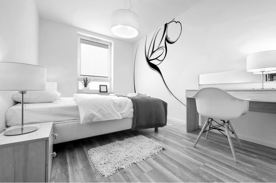 DANCE WITH ME W Mural print