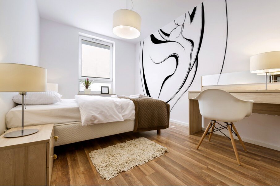 Wings of Love Mural print