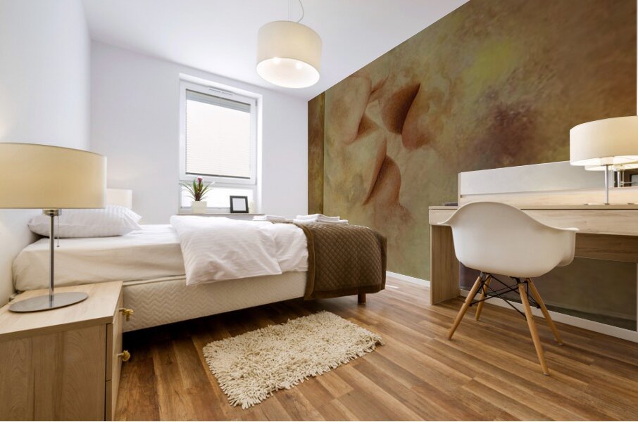 Tender Kisses Mural print