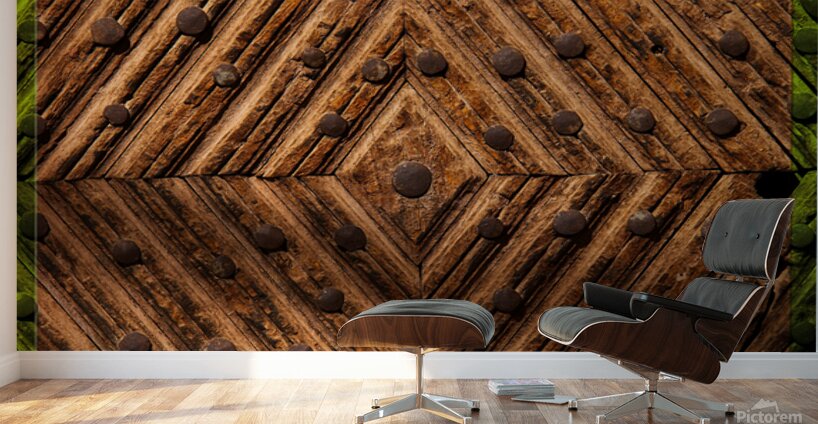 Rustic Geometr Wall Murals