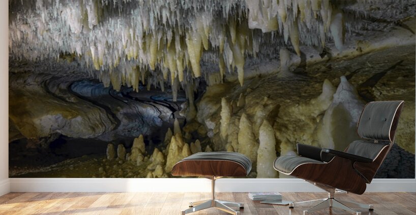 White Crown of Crystals Wall Murals