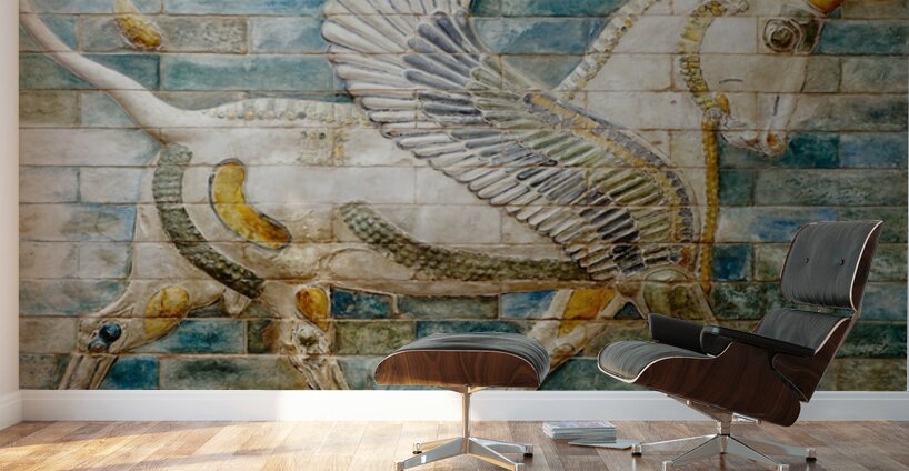 Winged Guardian of Babylon Wall Murals