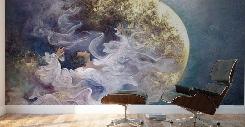 Reaching God Wall Murals