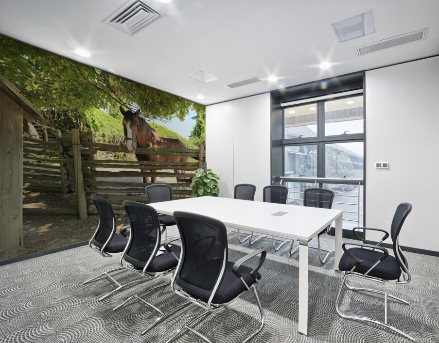 Brown Grace Wall Printing