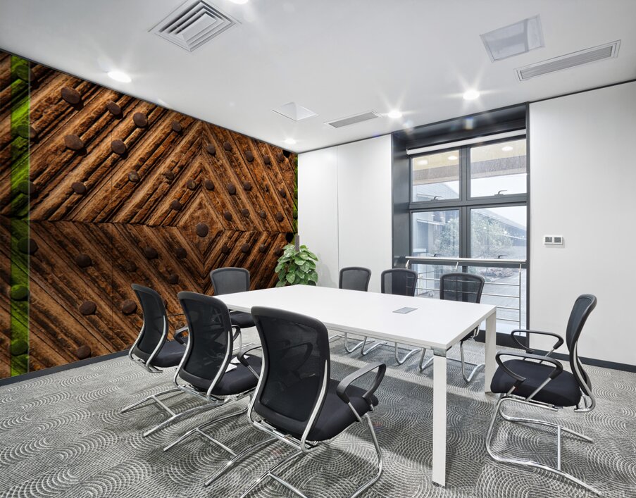 Rustic Geometr Wall Printing