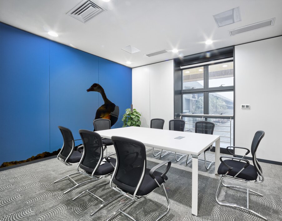 Wings of Light Wall Printing