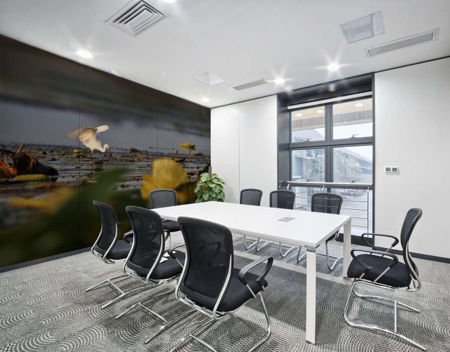 White Egret Wall Printing