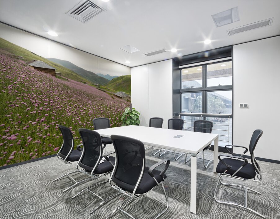 Valley of Blossoms Wall Printing