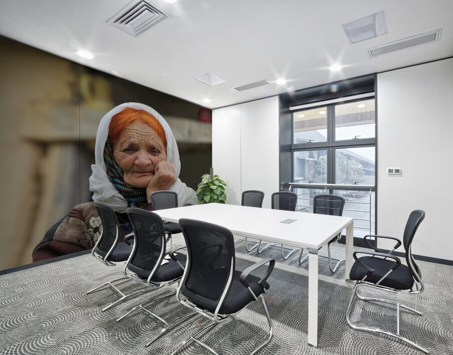 Wrinkles of Wisdom Wall Printing