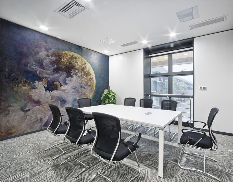 Reaching God Wall Printing