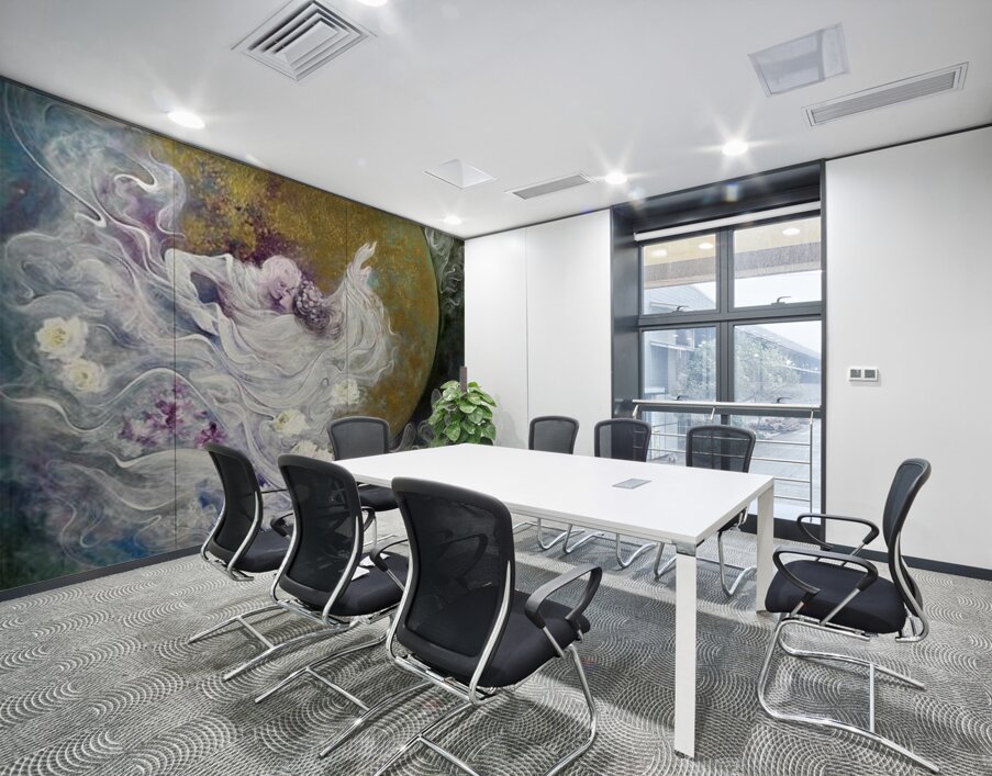 United Couple Wall Printing