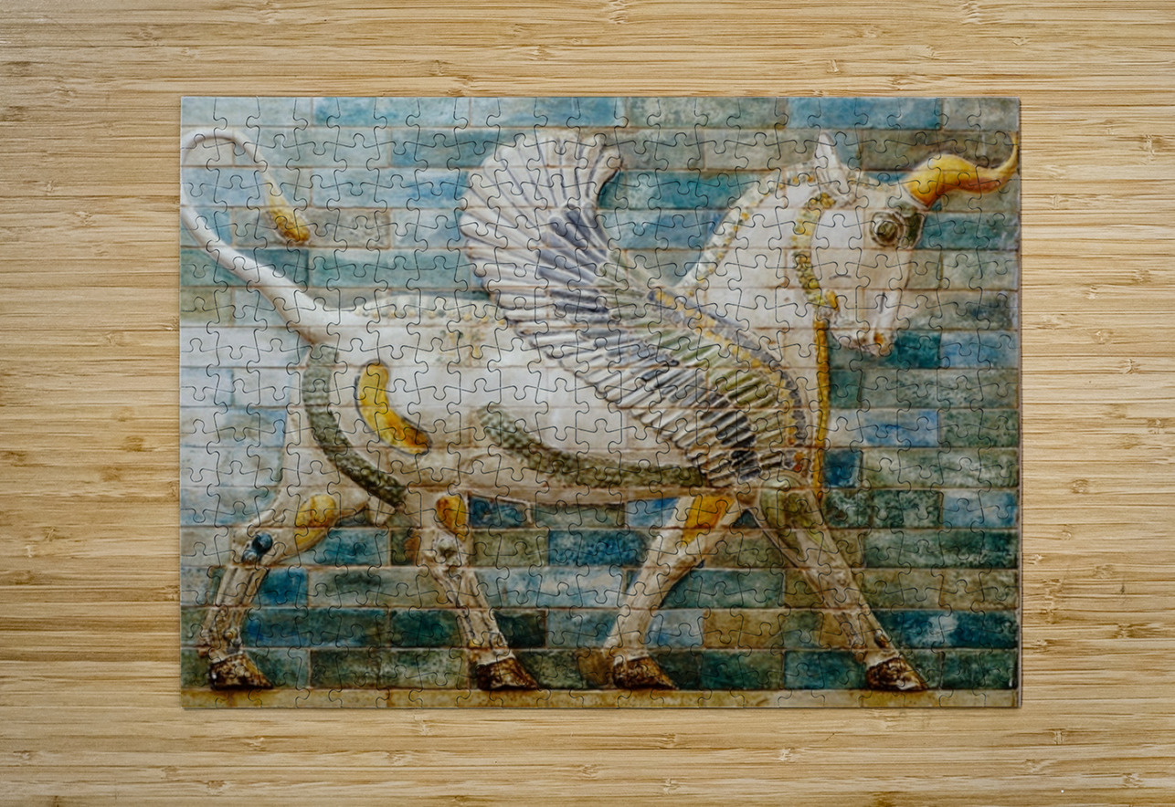 Winged Guardian of Babylon NARIO Puzzle printing