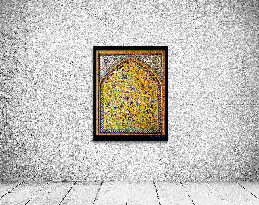 Sultani Mosque & Madrasa Tilework – Kashan Iran Wall Preview